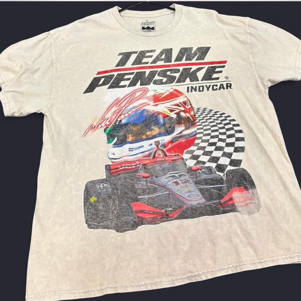 TEAM PENSKE INDYCAR VINTAGE T-SHIRT OVERSIZE